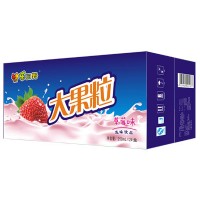 快樂田野大果粒草莓乳味飲